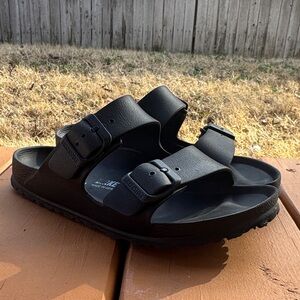 Birkenstock Arizona EVA Black Sandals Size 39 Made in Germany